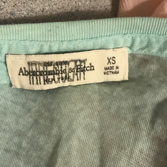 Abercrombie & Fitch Green Lightweight L/S size XS - Picture 6 of 8